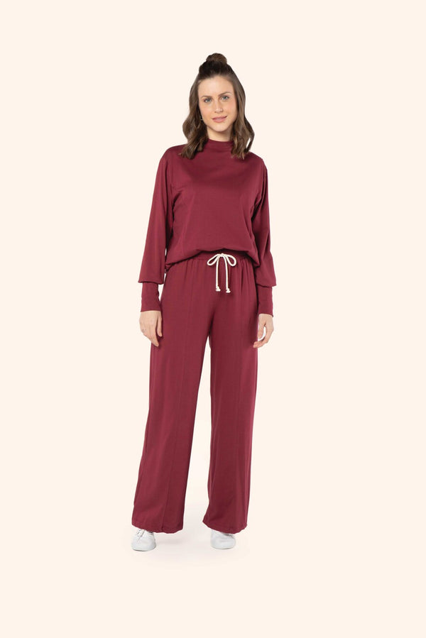 Conjunto Pantalona em Moletinho Flanelado - Lua Encantada