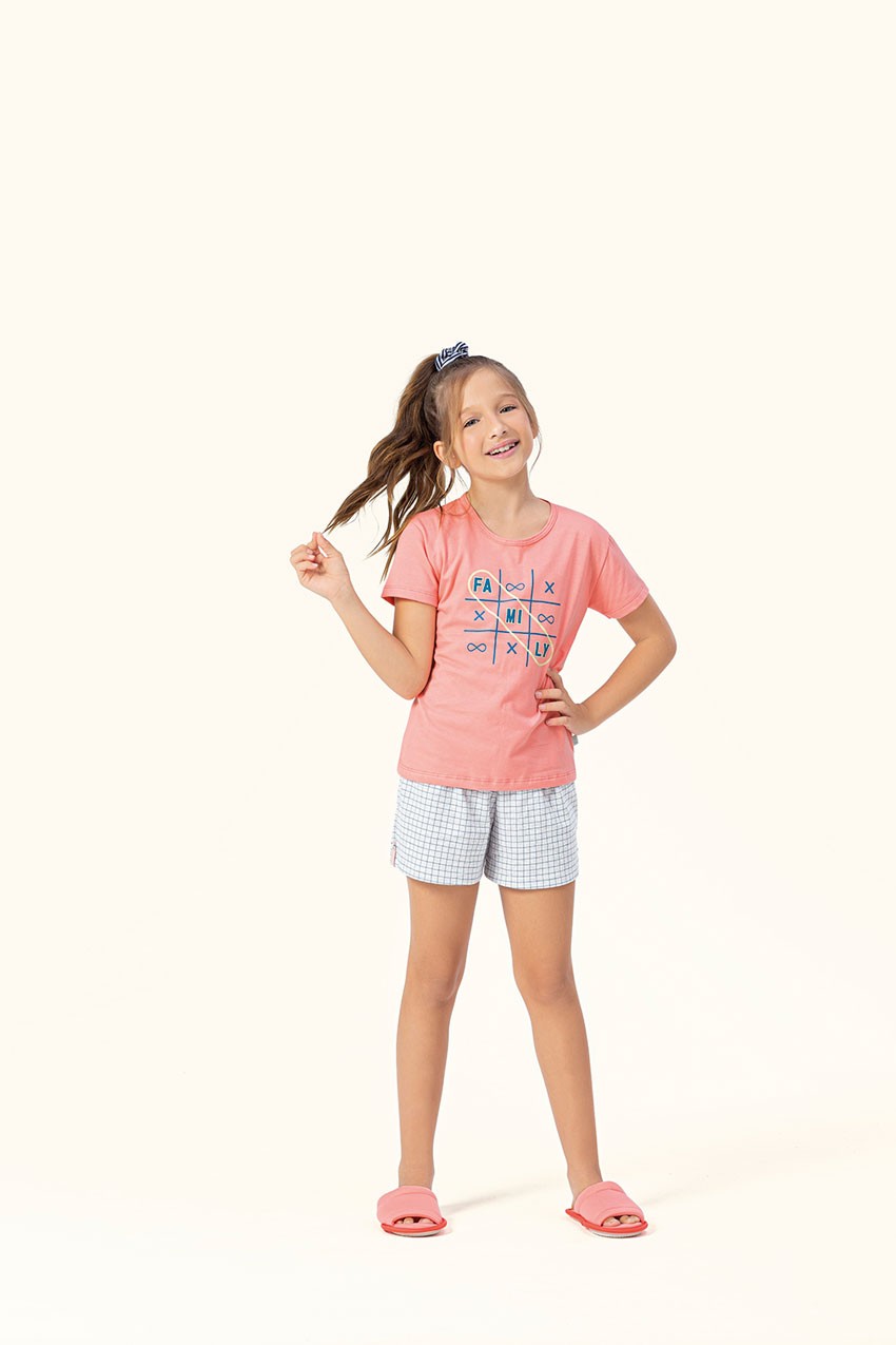 Short Doll Infantil Família - Lua Encantada