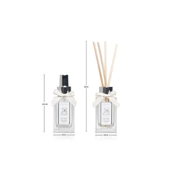 Kit Óleo Difusor E Perfume Ambientes 90ml Bebê - Acqua Aroma