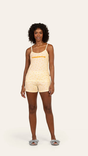 Short Doll Alça New Year em Malha Mescla - Lua Encantada