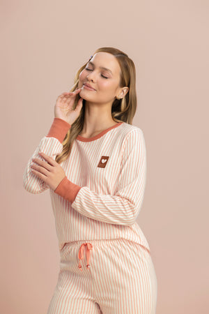 Pijama Manga Longa Sonhos em Algodão - Lua Encantada