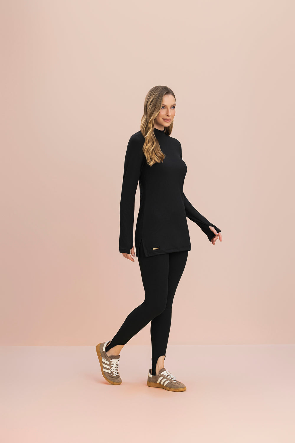 Conjunto Térmico Essenciais Fuseau em Malha Canelada - Lua Encantada