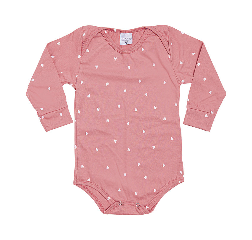 Body Bebê Feminino com Calça Romântica em Cotton - Lua Encantada