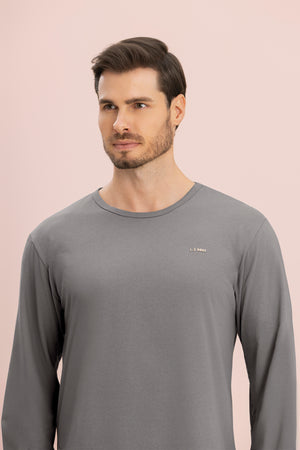 Pijama Manga Longa Masculino Polar em Algodão - Lua Encantada