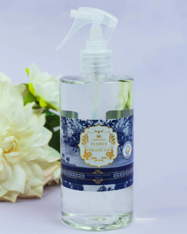 Água Perfumada 500ml - Flores Brancas - Madressenza