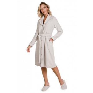 Robe Longo com Botões em Algodão - Divina Noite