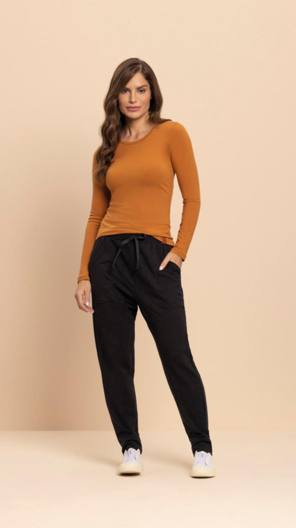 Blusa Manga Longa Avulsa em Algodão - Lua Encantada