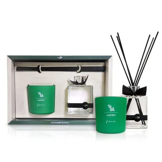 Kit Vela Perfumada 180g E Difusor 250ml - Acqua Aroma