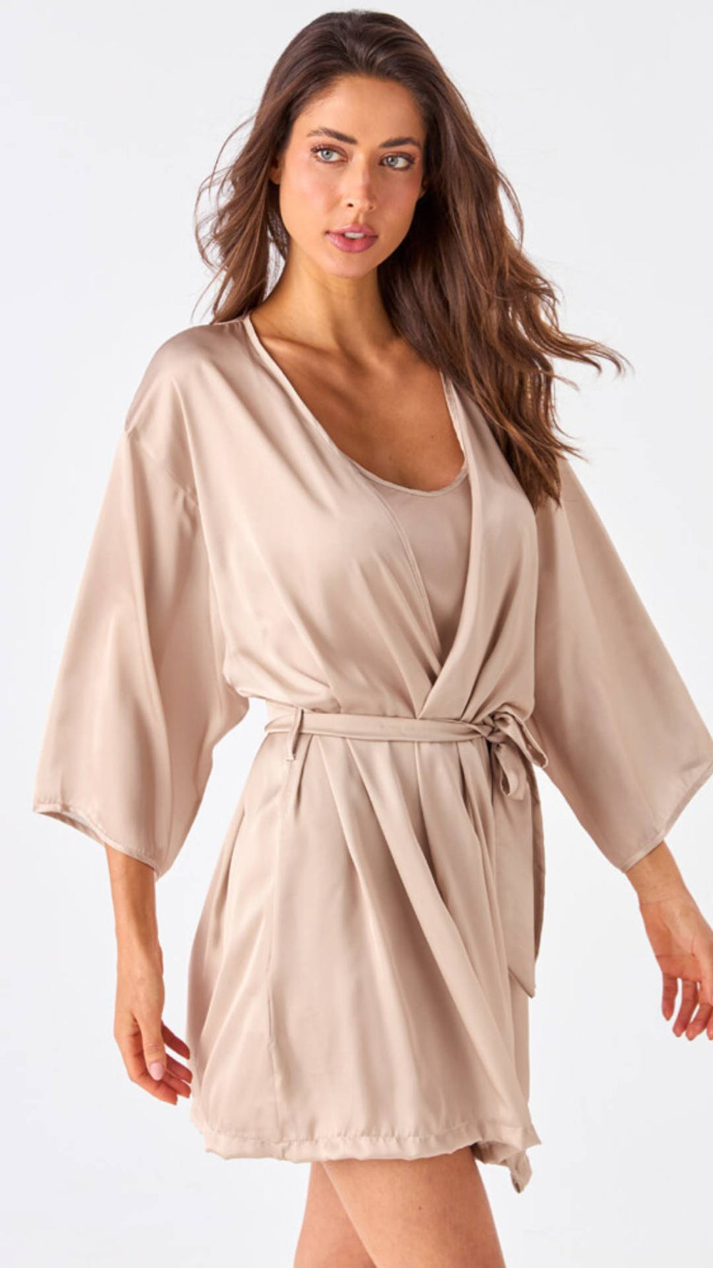 Robe Acetinado Clássicos Ouro Imperial em Cetim Gloss - Acuo