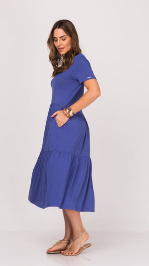 Vestido Três Marias em Algodão com Elastano - Divinity