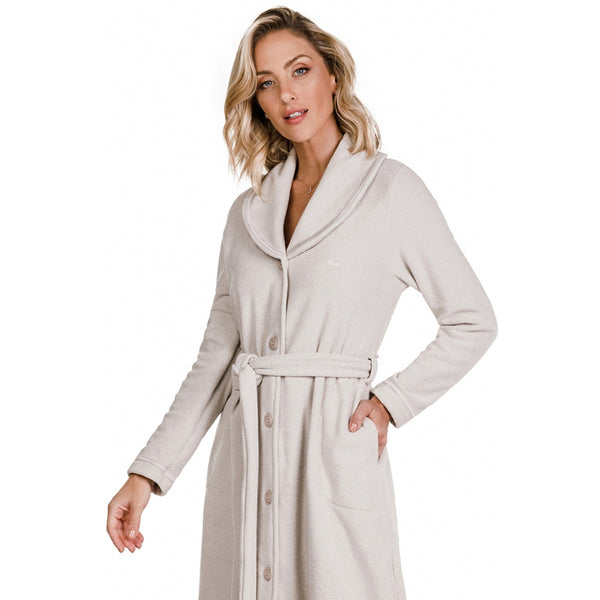Robe Longo com Botões em Algodão - Divina Noite