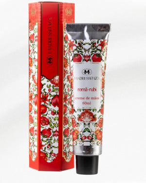 Creme de Mãos 60ml - Romã-Rubi - Madressenza