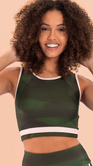 Top Longo Recorte Estampa Oasis - Pozze