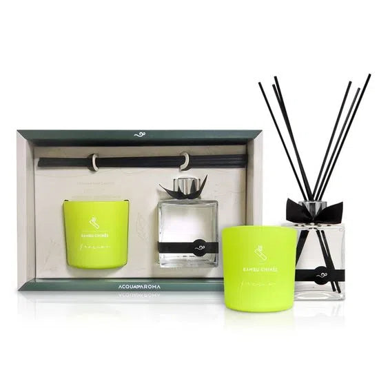 Kit Vela Perfumada 180g E Difusor 250ml - Acqua Aroma