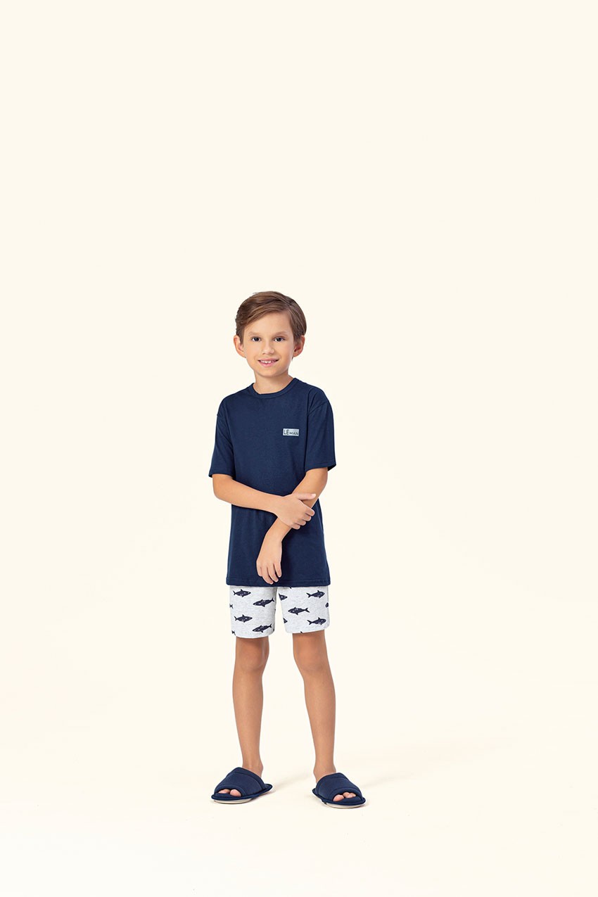 Pijama Infantil Shark - Lua Encantada
