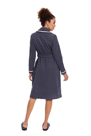Robe Longo com Botões em Algodão - Divina Noite