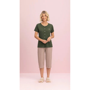 Pescador Manga Curta Aberto Mônaco em Algodão - Lua Encantada