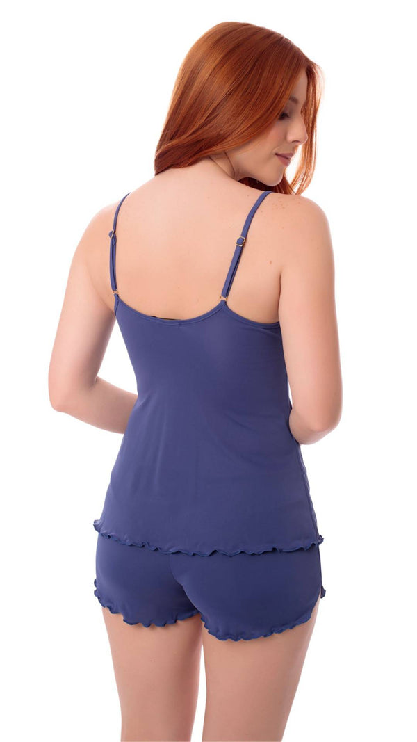 Baby Doll Luna Tule em Malha Fria - Divina Noite