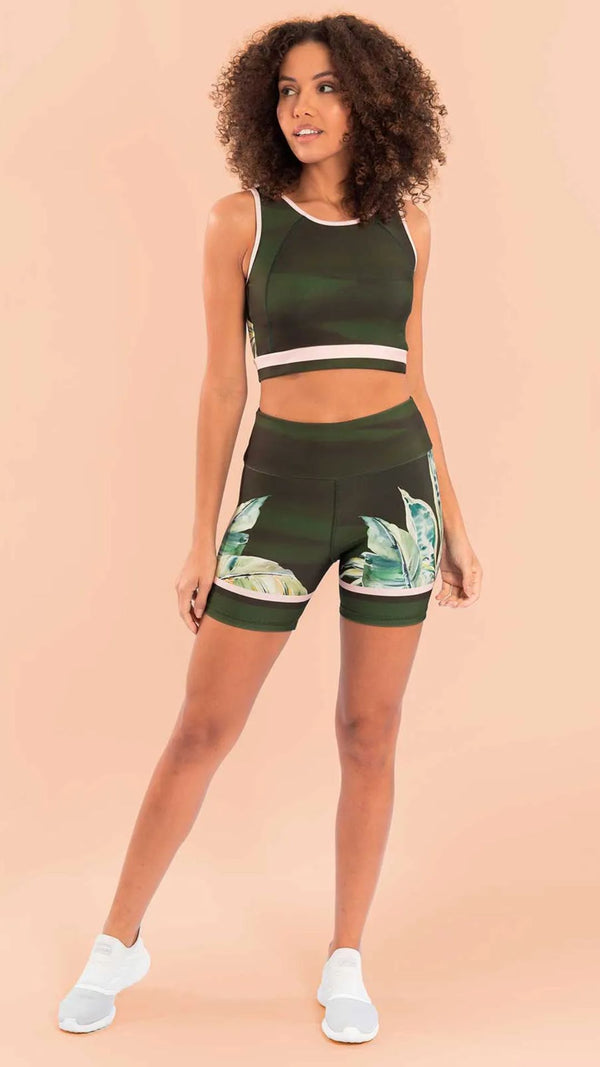 Top Longo Recorte Estampa Oasis - Pozze