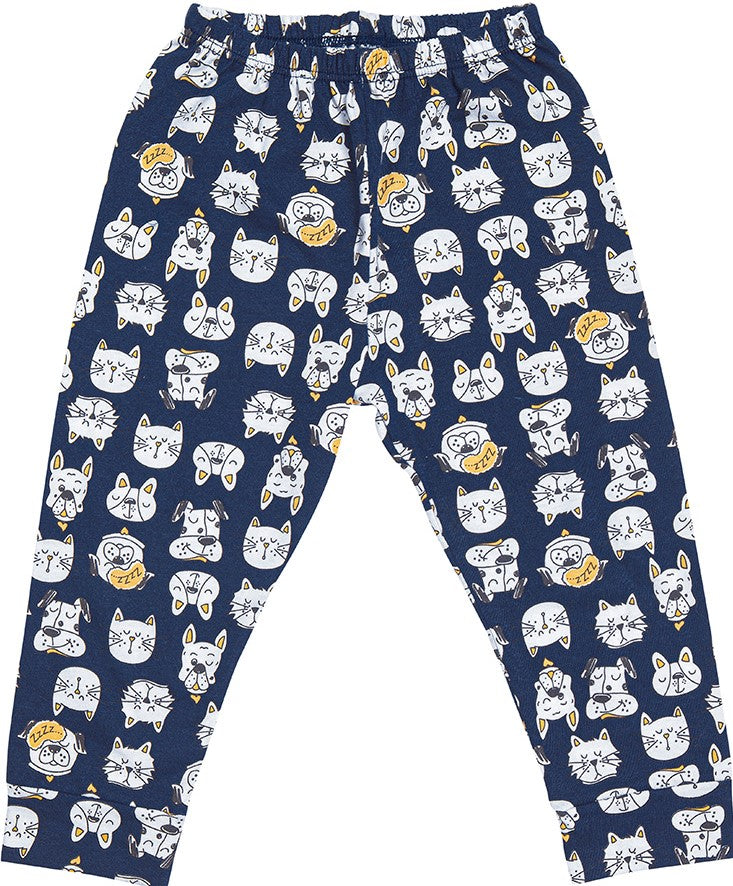 Body Bebê Feminino com Calça Love Pets em Cotton - Lua Encantada