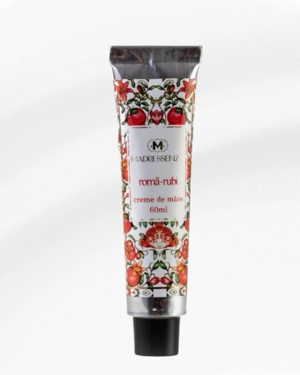 Creme de Mãos 60ml - Romã-Rubi - Madressenza
