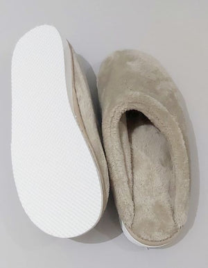 Chinelo de Quarto Fechado Feminino em Pelinho - Divina Noite