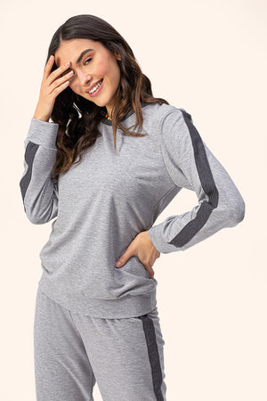 Conjunto Feminino Manga Longa em Moletinho - Lua Encantada