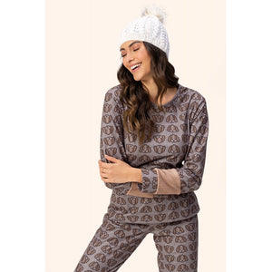 Pijama Feminino Manga Longa My Dog em Malha Microsoft - Lua Encantada