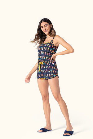 Short Doll Alça Sorvete em Algodão - Lua Encantada