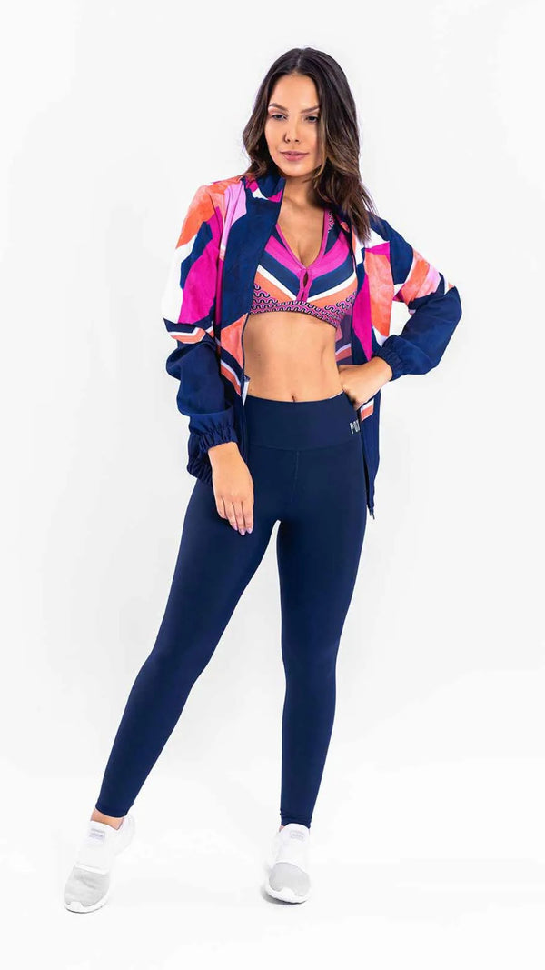 Jaqueta Corta Vento Estampa Acqua - Pozze