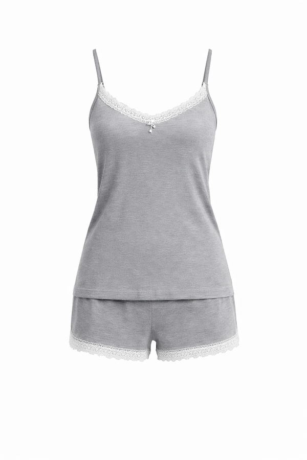 Short Doll Alça Clássico em Viscose - Lua Encantada