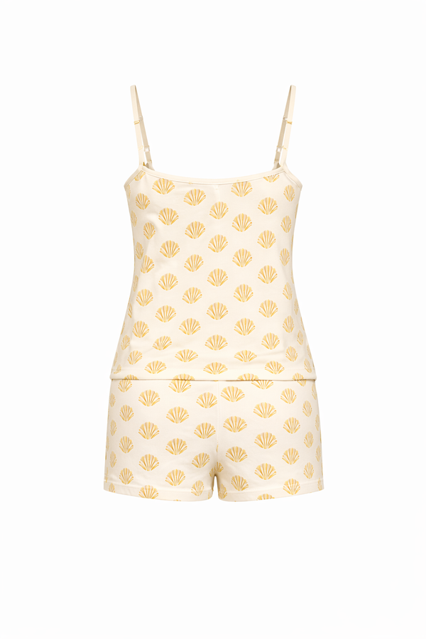 Short Doll Alça Conchas em Algodão - Lua Encantada