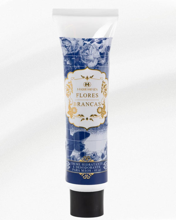 Creme Hidratante e Desodorante Mãos 60ml - Flores Brancas - Madressenza