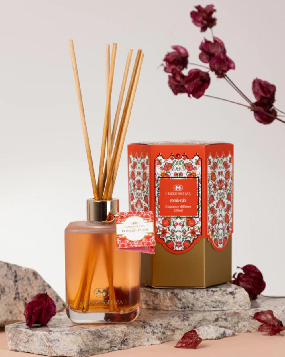 Difusor de Aromas 250ml - Romã-rubi - Madressenza
