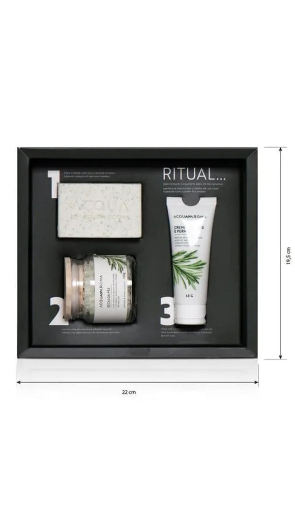 Ritual de SPA para Pés Alecrim & Limão Siciliano - Acqua Aroma