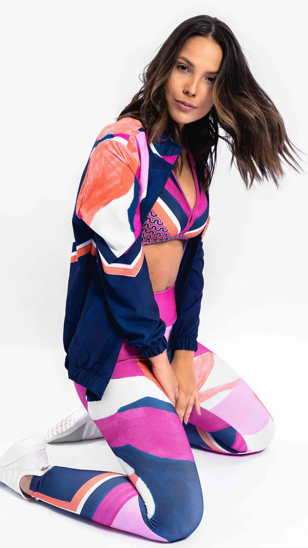 Jaqueta Corta Vento Estampa Acqua - Pozze