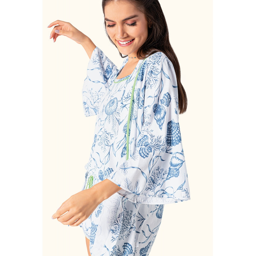 Kimono Meia Manga Fresh em Algodão - Lua Encantada