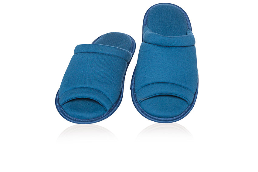 Chinelo de Quarto Aberto Masculino em Algodão - Lua Encantada