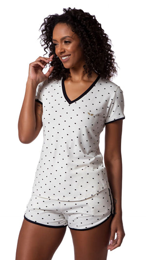 Short Doll Lorena em Viscolycra - Divina Noite