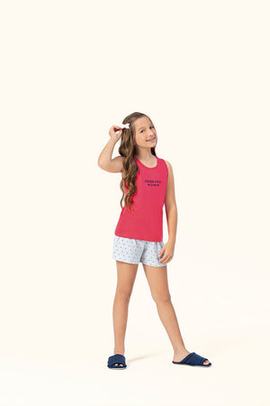 Short Doll Regata Infantil Amar - Lua Encantada