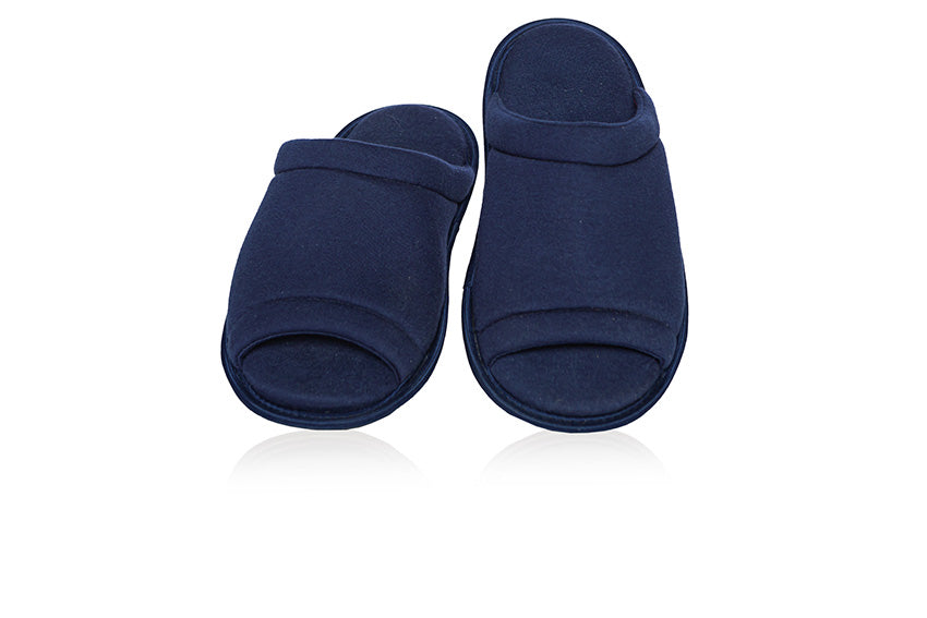 Chinelo de Quarto Aberto Masculino em Algodão - Lua Encantada