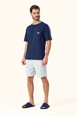 Pijama Manga Curta Masculino Amar - Lua Encantada