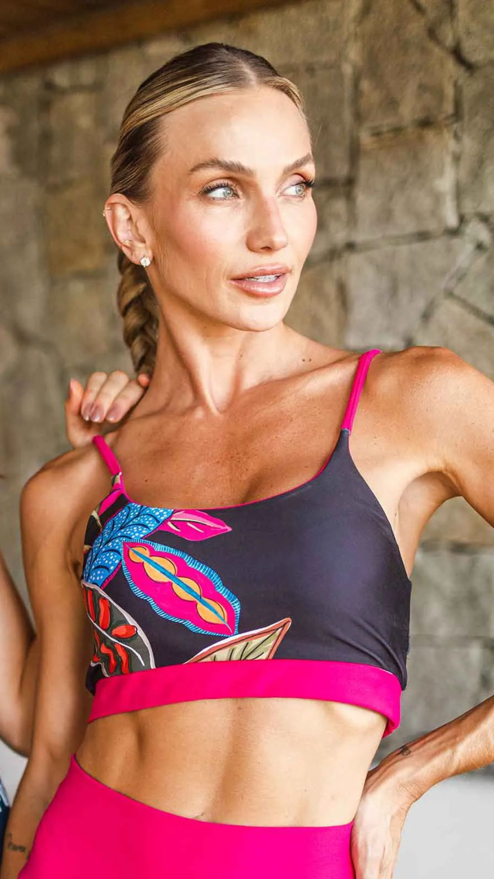 Top Dupla Face Liso Rosa Anoitecer - Pozze