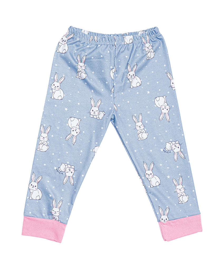 Body Bebê Bunny com Calça Feminino em Cotton - Lua Encantada