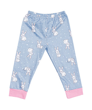Body Bebê Bunny com Calça Feminino em Cotton - Lua Encantada