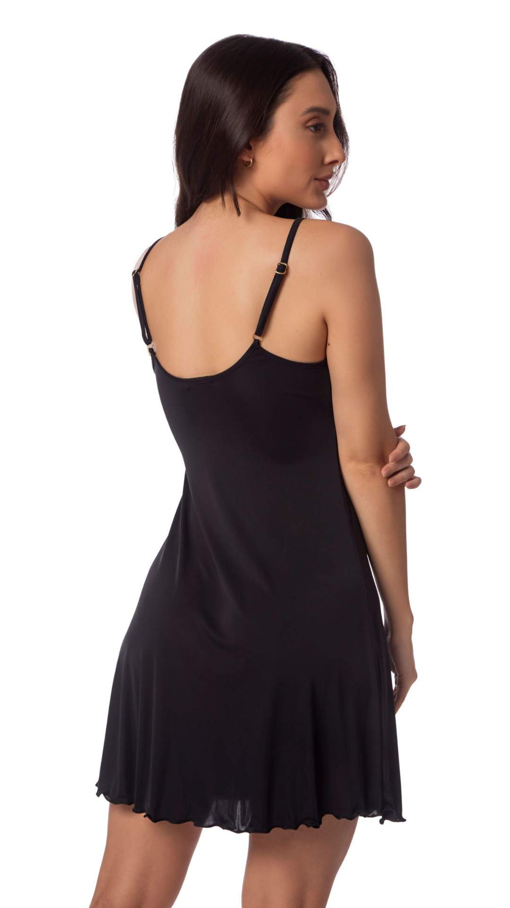 Camisola Luna Tule em Malha Fria - Divina Noite