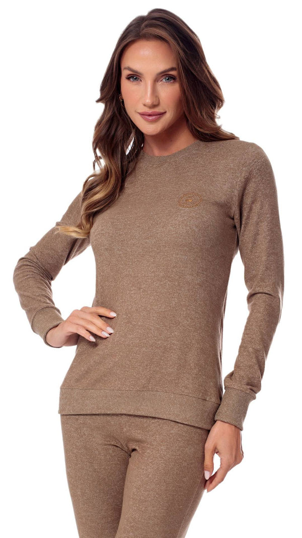 Pijama Manga Longa Soft em Viscose - Divina Noite